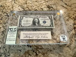 1935E $1 シルバー証明書 難破船 S.S. アンドレア ドリア PCGS A グレード COA 付き