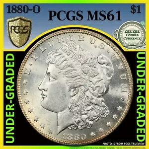 1880-O シルバー モルガン ドル PCGS MS6