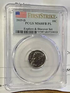 2019 D-R Dime「FIRST STRIKE」MS68FB PL - Explo