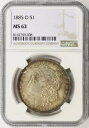 1885-O $1 モルガン ドル NGC MS63(3)