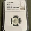 1950-D ルーズベルト シルバー ダイム | NGC MS67 FT |素敵なフルトーチ??????(3)