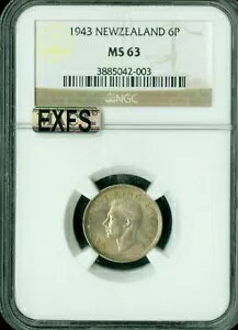 1943 ニュージーランド シックス ペ