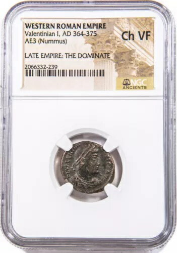 ƥ˥̥ 1  AE  (AD 364-375) NGC VF - Ūȯ!