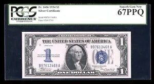 DBR 1934 $1 С ѡ  Fr. 1606 BA ֥å PCGS 67 PPQ ꥢ B97613468...
