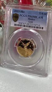2011 Mo 1/4   ᥭ ٥륿 PCGS PR69  ߥ 쥢 24k ԥ奢 .999