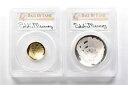 (2) 2014-P/W 野球 HOF シルバー/ゴールド記念エディ マレー PR70 PCGS *7776