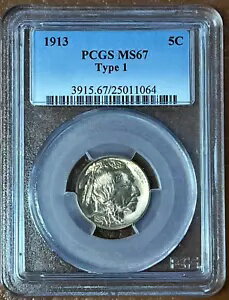 1913 P  1 Хåե ˥å 5C PCGS MS67 - Ũʥȡ - 3915.67/25011064