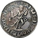 1578 ドイツ州 ブランズウィック ウォルフェンブッテル ライト ターラー PCGS XF 45 ワイルドマン ドイツ(3)