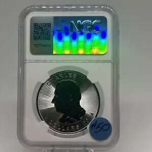 2024 カナダ $5 メープル リーフ おめでとうございます Privy MS66 NGC ???????