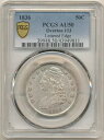 1836 50C レターエッジ キャップド バスト ハーフダラー O-113 AU 50 PCGS *希少品種*(3)