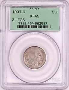 1937-D 3 ӥХåե ˥å PCGS XF45 OGH - PQ ʥ ꥸʥ  ǡ