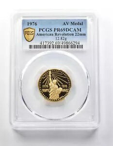 1976 AV  ꥫ ܥ塼 22mm PR69 DCAM PCGS *7982
