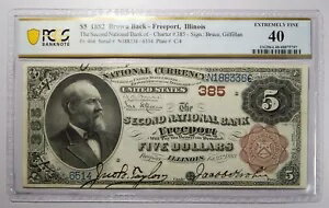 1882 Υե꡼ݡ  2 Ω $5 ֥饦 Хå PCGS 40