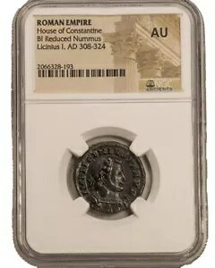 NGC AU Roman AE Licinius I AD 308 -324 NGC ǧ ̤ۤή