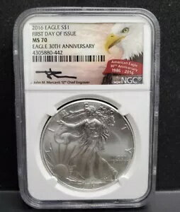 2016 $1 С  NGC MS70  -  30 ǯǰ륫ƥ̾