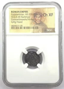 󥹥ƥΥݥꥹΥ AE  (AD 330-346) Epfig Hoard NGC (XF) ʼ