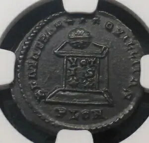  󥹥ƥΥ 2  ɥ¤ʾ AE3 BI Nummus as Caesar, AD 337-340 NGC Ch X...