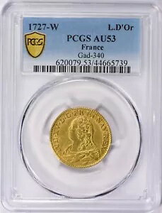ե 1727-W  륤 ɡ å-340 PCGS AU-53 (AGW = 0.2405 )