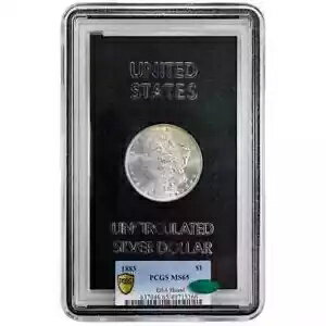 1883 $1 モルガン ドル、GSA HOARD、PCGS MS65 CAC、POP 2/0 CAC、PCGS POP 4/0 Ra...