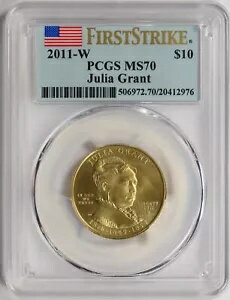2011-W $10 ジュリア グラント ゴール