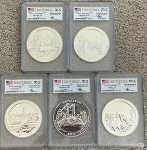 2011 5オンス シルバー ATB PCGS MS69 DMPL 