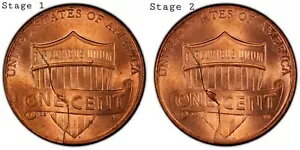 2020 リンカーン シールド ペニー「インテリア ダイ ブレーク 2 段階」 MS65 RD、MS66 RD PCGS