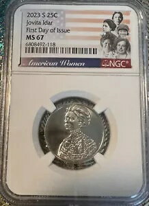 2023 s jovita idar 四半期初日発行 GNC MS 67