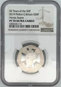 NGC PF70 ȥ ᥪ ͺŪʥ2019 Piefot 50p .999 С ץ롼