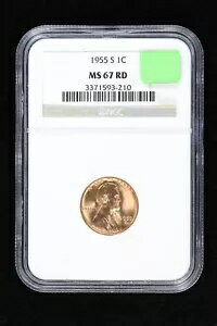 1955-S   NGC MS67 RD 3XIS