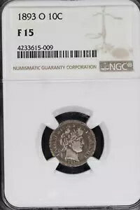 1893 O СС С  NGC F15 - ٥ ǡ - *DoubleJCoins* 5006-14