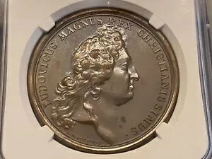 1683年 フランス勲章 ルイ14世 ザールルイ建国記念 モージェNGC MS65BN DIVO-201