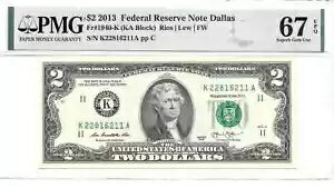 2013 饹 $2 FRN (KA ֥å) PMG 67 EPQ 餷 ̤ή