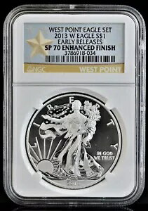 2013-W Eagle West Point Eagle Set Early Releases NGC SP70 Enhanced Finish*2628