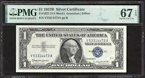 1957B $1 1621 (VA ֥å) - PMG 67 EPQ
