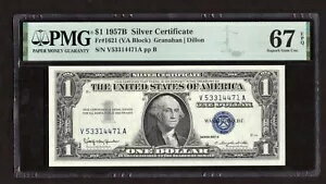 1957B $1 1621 (VA ֥å) - PMG 67 EPQ