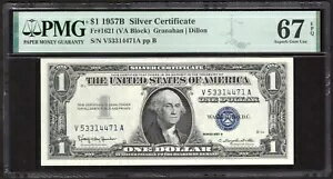 1957B $1 1621 (VA ֥å) - PMG 67 EPQ