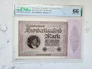 ɥ 1923 100000 ޡ P83a GEM UNC PMG 66 EPQ