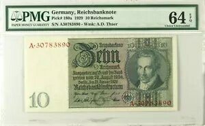 ɥ 1929 10 饤ҥޥ륯 P 180 a UNC PMG 64 EPQ