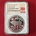 2019 オーストラリア S$1 シルバー旧暦亥年 NGC PF 70 ウルトラ カメオ