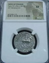 インド・スキタイ人。アゼス I/II、紀元前 58 年頃以降。 ARテトラドラクマ。 NGC XF