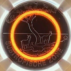 ドイツ。 2018、5 ユーロ、ポリマー - NGC PF70 - トップ ポップ ?? 亜熱帯ハンブルク