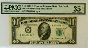 1950C $10 Ϣˮʾ ˥塼衼 PMG35 EPQ 祤 ٥꡼ե 3859