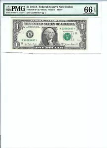 1977 $1 FRn FR1910-K* PMG 66 EPQ饹 * S/N K13085487* դƤ