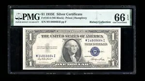 DBR 1935-E $1 С  Fr. 1614 MI ֥å PMG 66 EPQ ꥢ M14868664I
