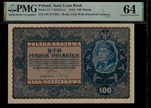 ݡ 100 ޥ쥯ݥ륹å 1919 PMG 64 UNC P#27 ͻ