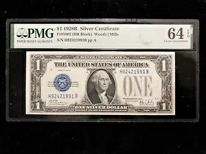 1928 B $1 С եˡХå PMG 64 EPQ PPQ ̲ FR1602