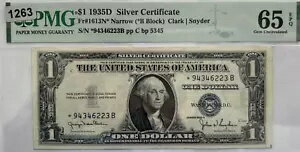 1935 D $1 С񥹥Ρ (*B ֥å) PMG 65 EPQ  Unc. #2214