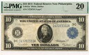 1914 年 $10 連邦準備券 フィラデルフィア PA Fr# 915a PMG VF20(3)