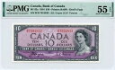 1954 $10 DEVIL'S FACE カナダ銀行 BC-32a D/D - PMG UNC 55 EPQ について(3)