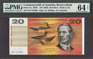 ȥꥢ $20 եåץ/ɡ 1968 Pick-41c Ch UNC PMG 64 NET